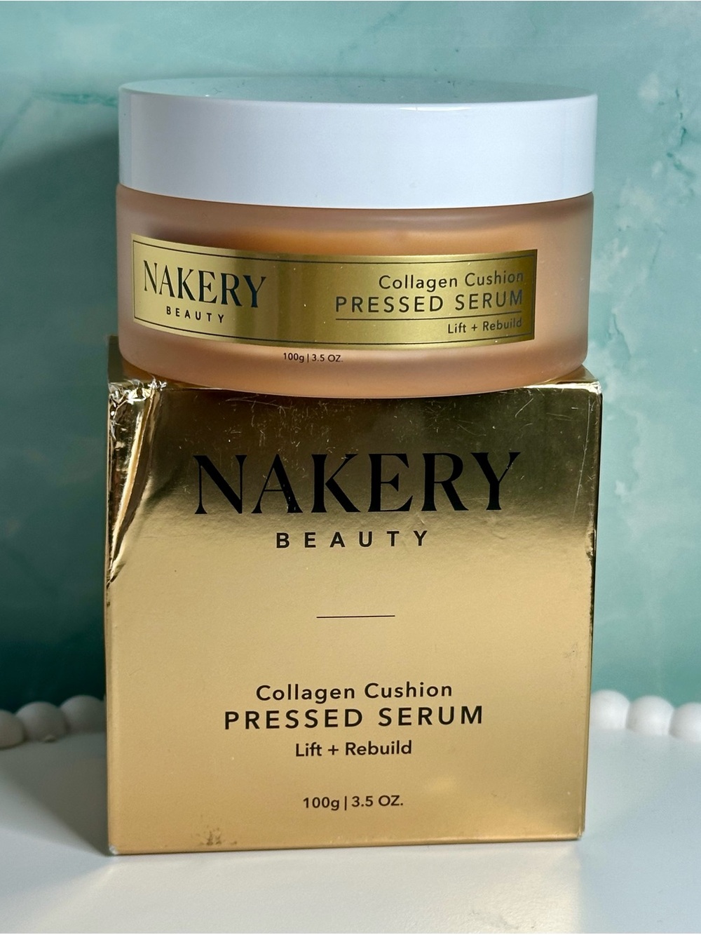 Nakery Beauty Collagen Cushion Pressed Serum - 3.5oz, NEW in box.
